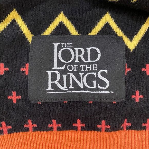 New Size XS The Lord of the Rings Eye of Sauron Patterned Sweater BoxLunch - Picture 5 of 7